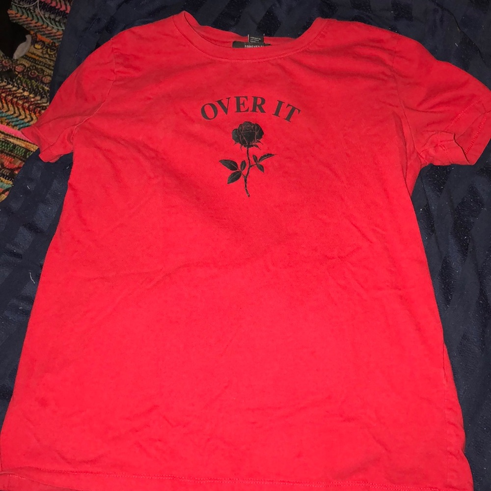 Red forever 21 tee